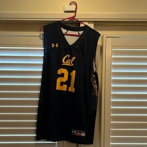 Under Armour Cal Berkley Authentictic Basketball Jersey. Size L